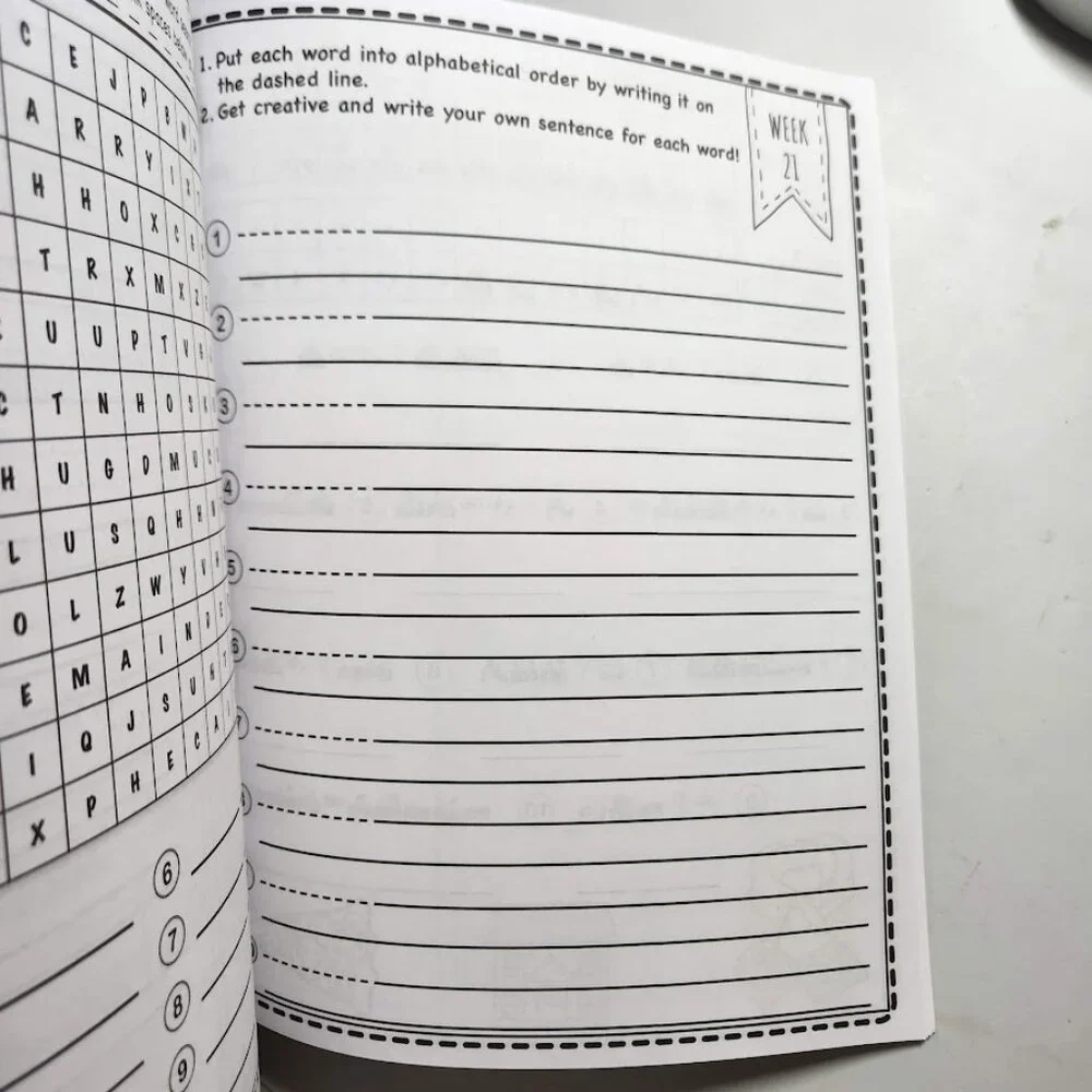 Scholastic spelling activity weekly